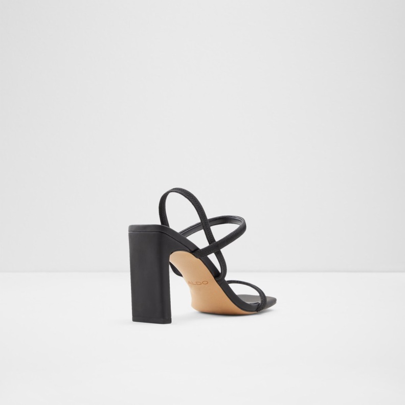 Aldo Black Fashion Okurr Strappy Heeled Sandal