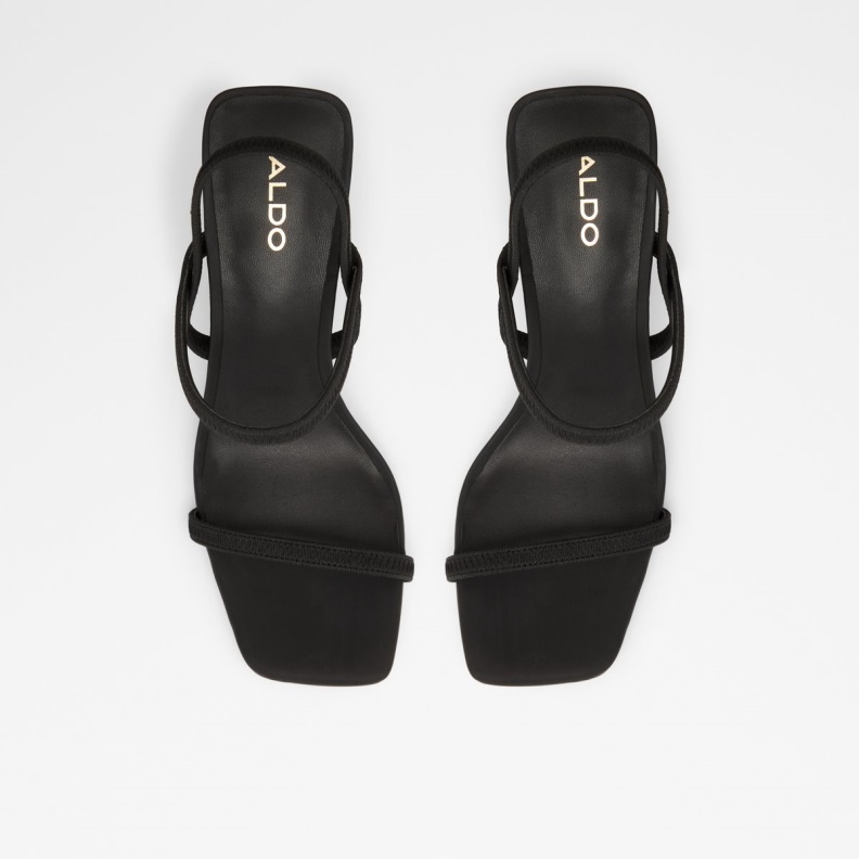 Aldo Black Fashion Okurr Strappy Heeled Sandal