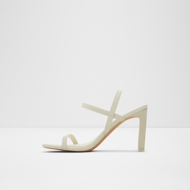 Fashion White Aldo Okurr Strappy Heeled Sandal