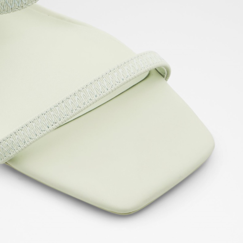 Aldo Fashion Okurr Strappy High Heel Sandal Block Heel Bright Green