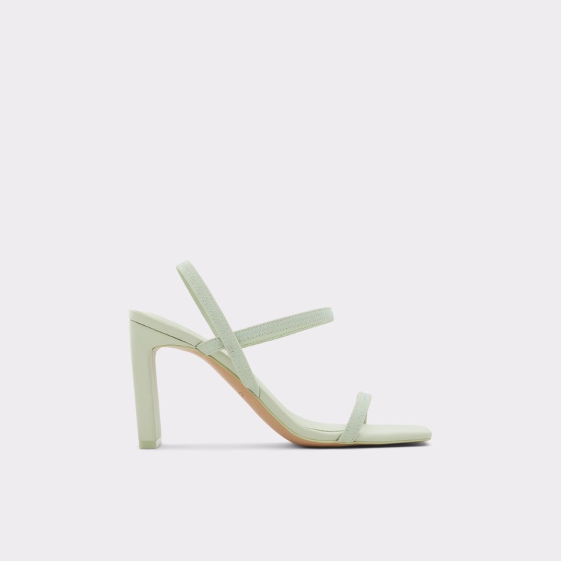 Bright Green Aldo Fashion Okurr Strappy High Heel Sandal Block Heel