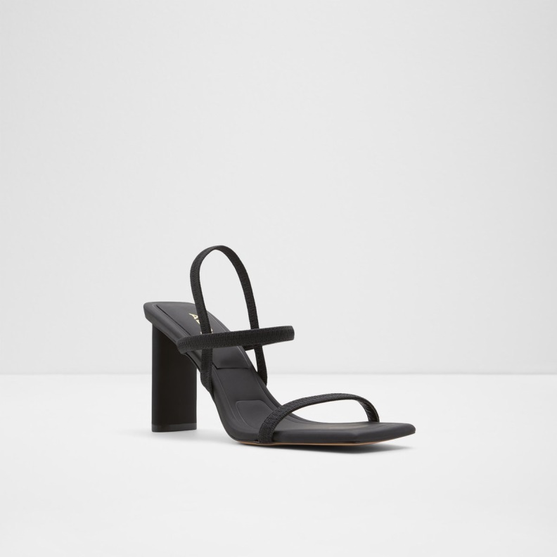 Aldo Fashion Black Okurra Strappy Heeled Sandal
