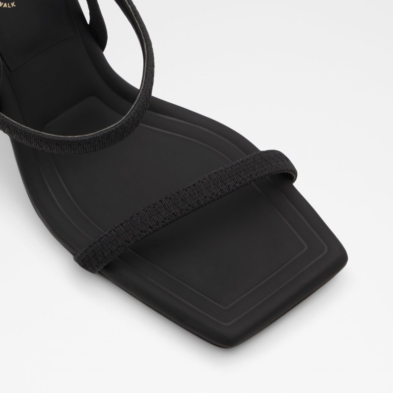Aldo Fashion Black Okurra Strappy Heeled Sandal