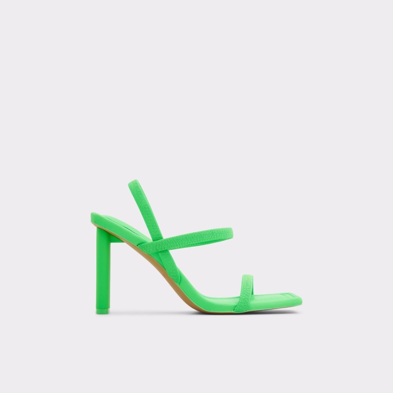Bright Green Okurra Strappy Heeled Sandal Aldo Fashion