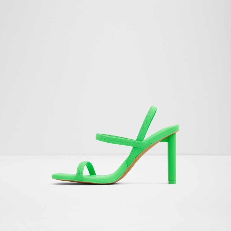 Bright Green Okurra Strappy Heeled Sandal Aldo Fashion