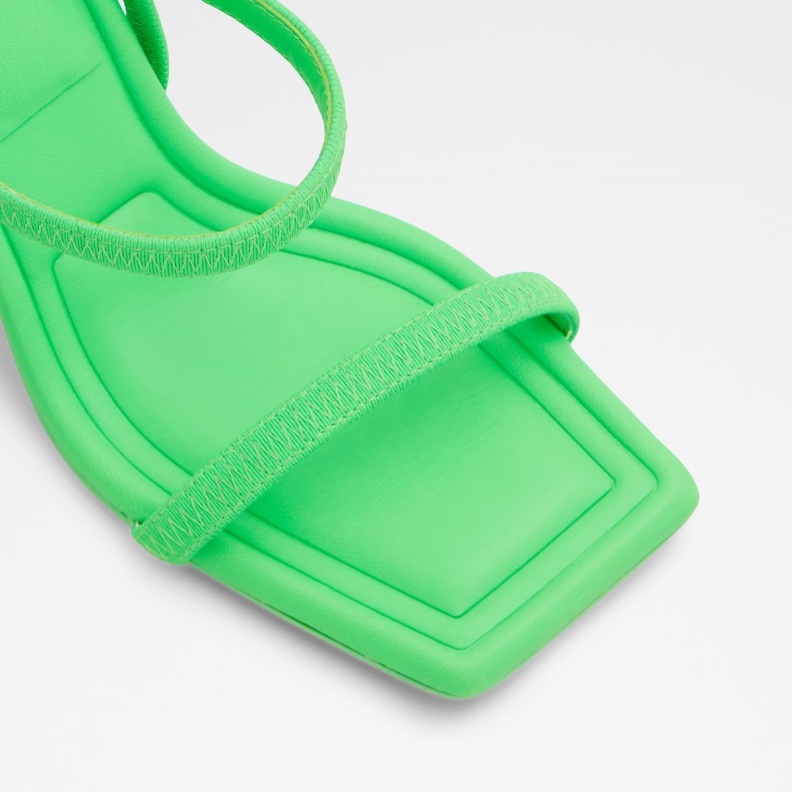 Bright Green Okurra Strappy Heeled Sandal Aldo Fashion