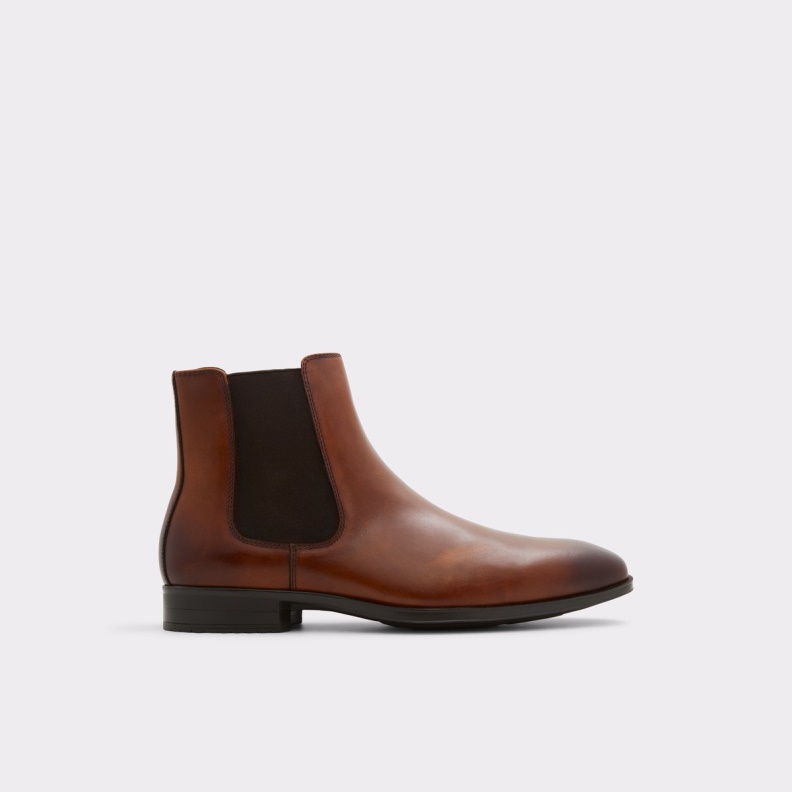 Aldo Fashion Olaeloth Chelsea Boot Cognac