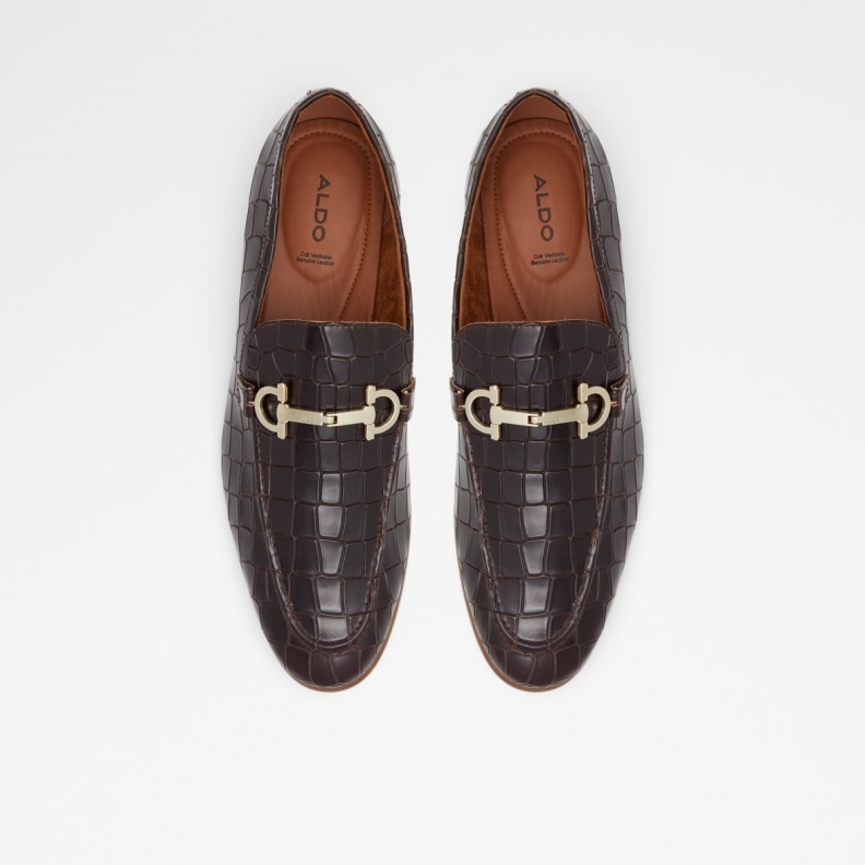 Fashion Aldo Olathienflex Loafer Dark Brown
