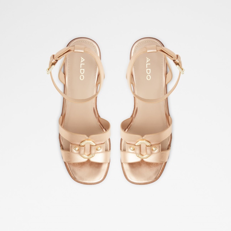 Fashion Aldo Onan Wedge Sandal Wedge Heel Pink