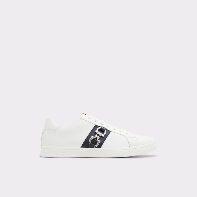 Fashion White Pele Low Top Sneaker Cup Sole Aldo