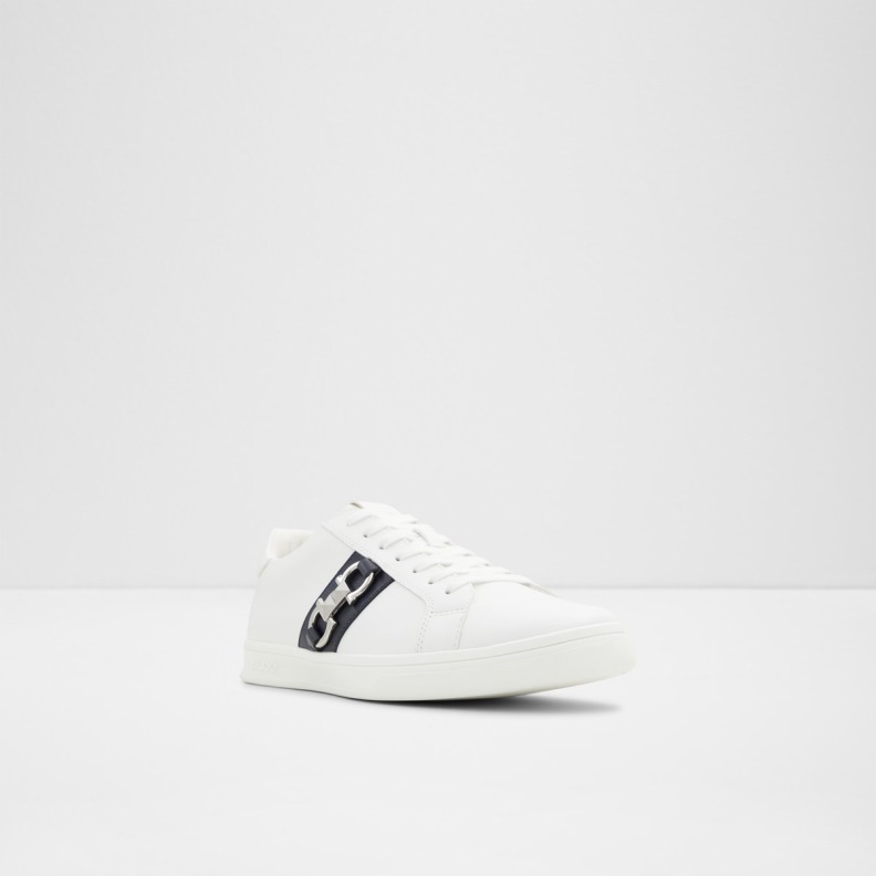 Fashion White Pele Low Top Sneaker Cup Sole Aldo