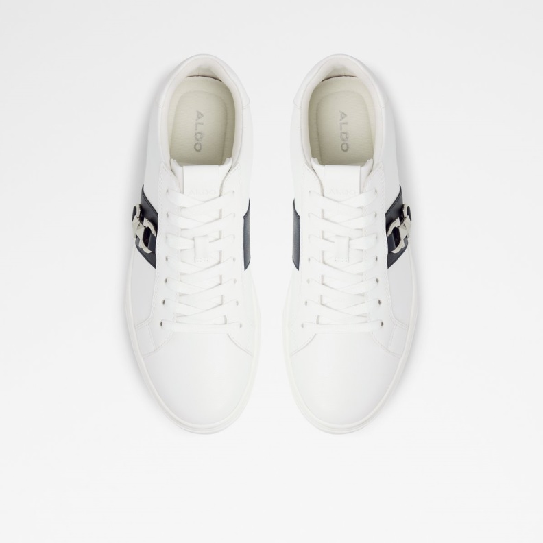 Fashion White Pele Low Top Sneaker Cup Sole Aldo