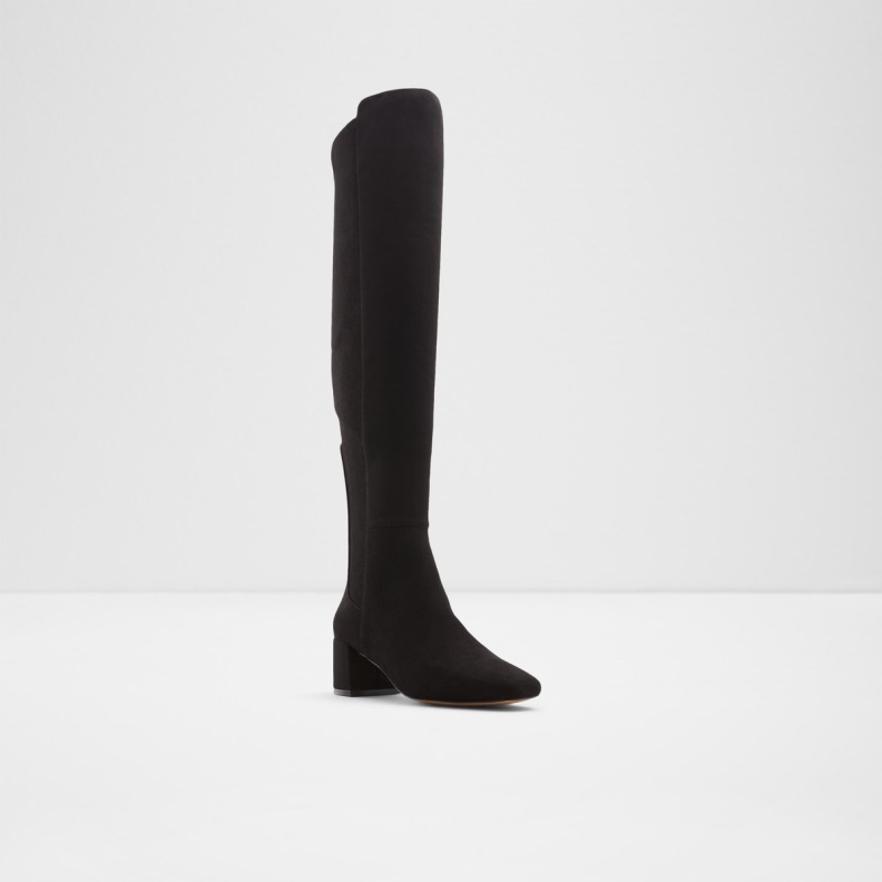 Black Textile Pellagia Over-The-Knee Boot Aldo Fashion