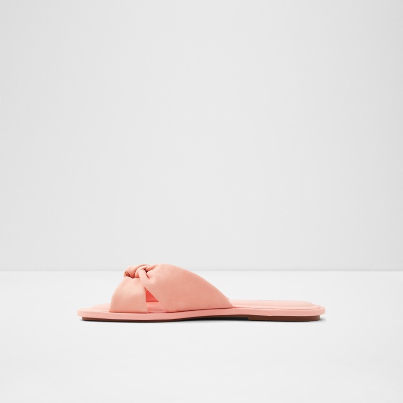 Aldo Fashion Light Orange Peony Slide Sandal