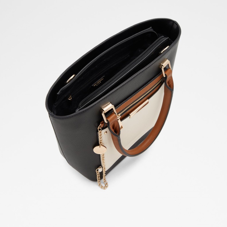 Black Synthetic Epi Aldo Fashion Perimma Tote Bag