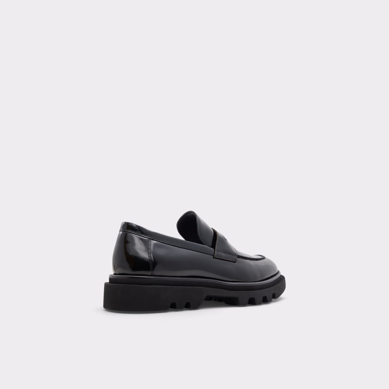 Aldo New Arrival Pierre Loafer Lug Sole Black Fashion