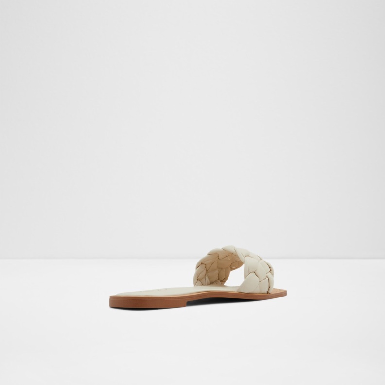 Poets Slide Sandal Aldo Fashion White