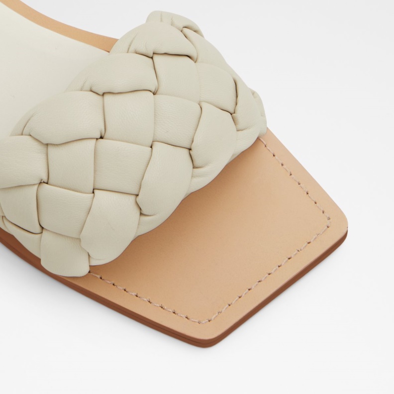 Poets Slide Sandal Aldo Fashion White