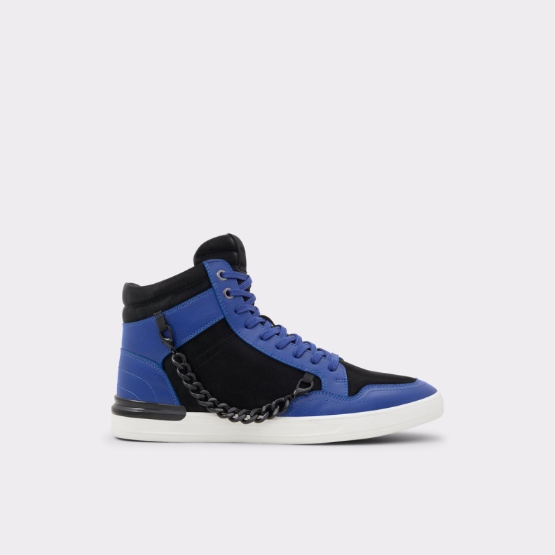 Medium Blue Popgrand High Top Sneaker Cup Sole Aldo Fashion