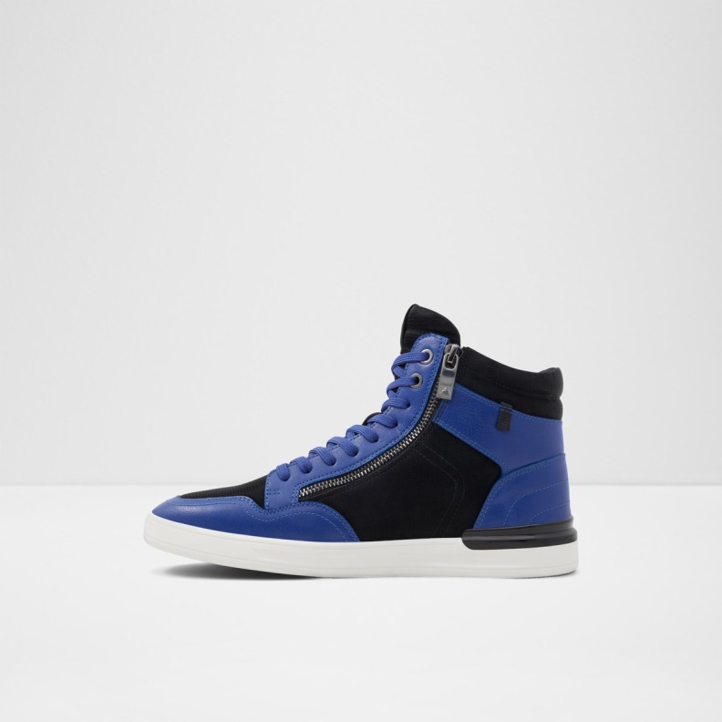 Medium Blue Popgrand High Top Sneaker Cup Sole Aldo Fashion
