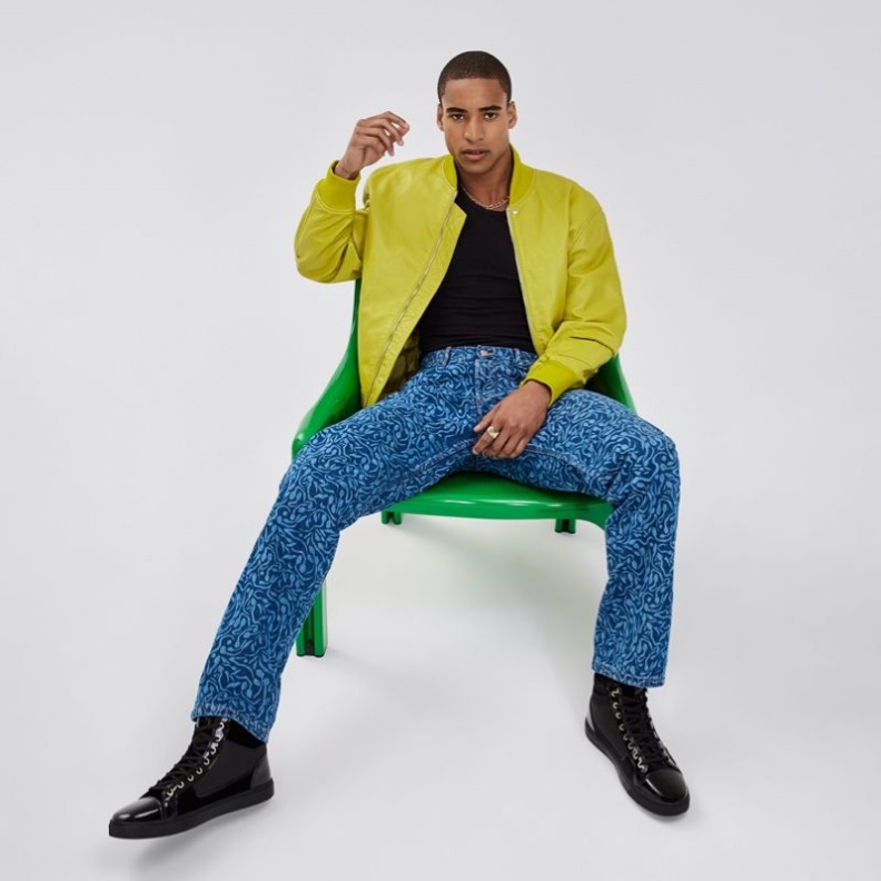 Fashion Aldo Popstar Schwarz Synthetischer Samt