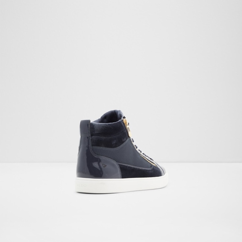 Popstar High Top Sneaker Cup Sole Fashion Aldo Navy