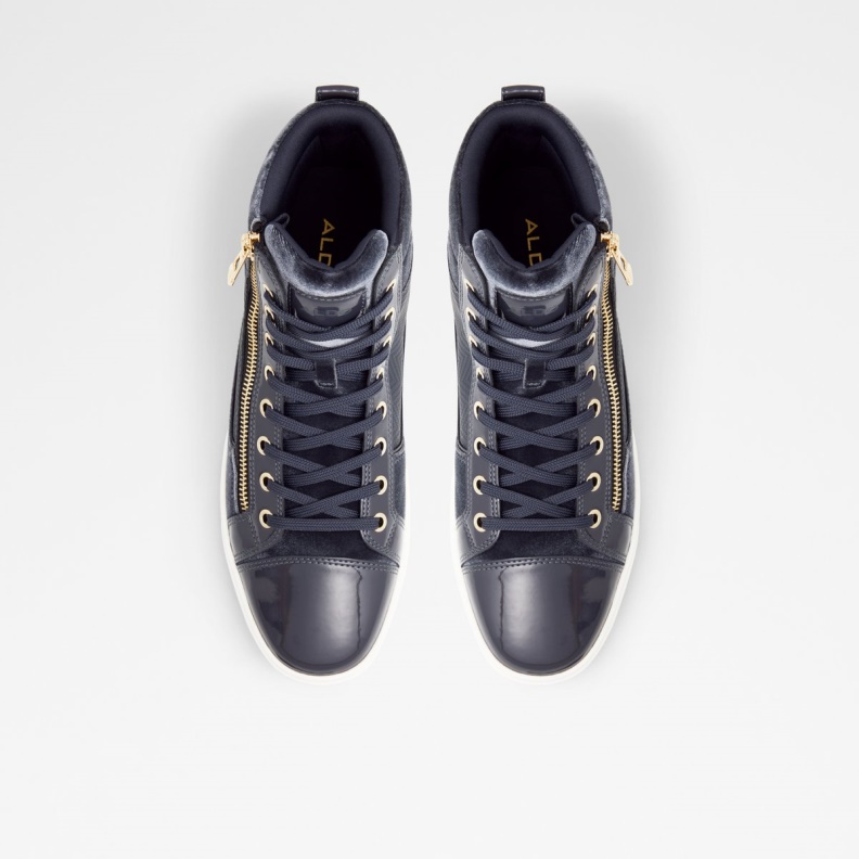 Popstar High Top Sneaker Cup Sole Fashion Aldo Navy