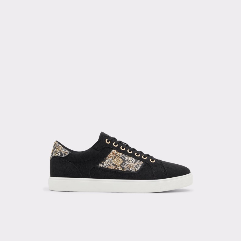Aldo Fashion Black Popstep High Top Sneaker Cup Sole