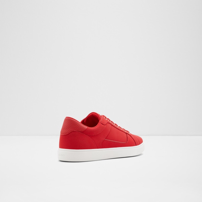 Bright Red Aldo Fashion Popstep High Top Sneaker Cup Sole