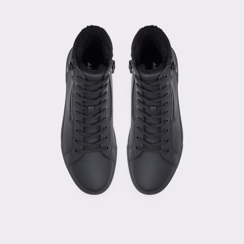 Aldo Fashion Black Preralith Lace-Up Boot Cup Sole