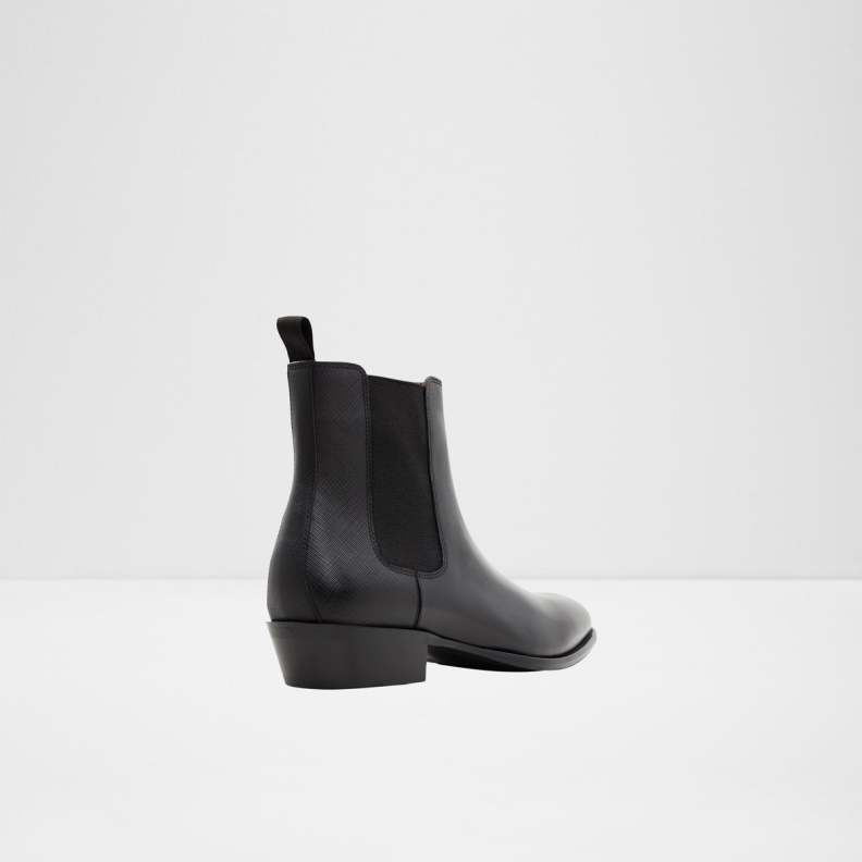 New Arrival Priawyn Chelsea Boot Black Leather Embossed Aldo Fashion