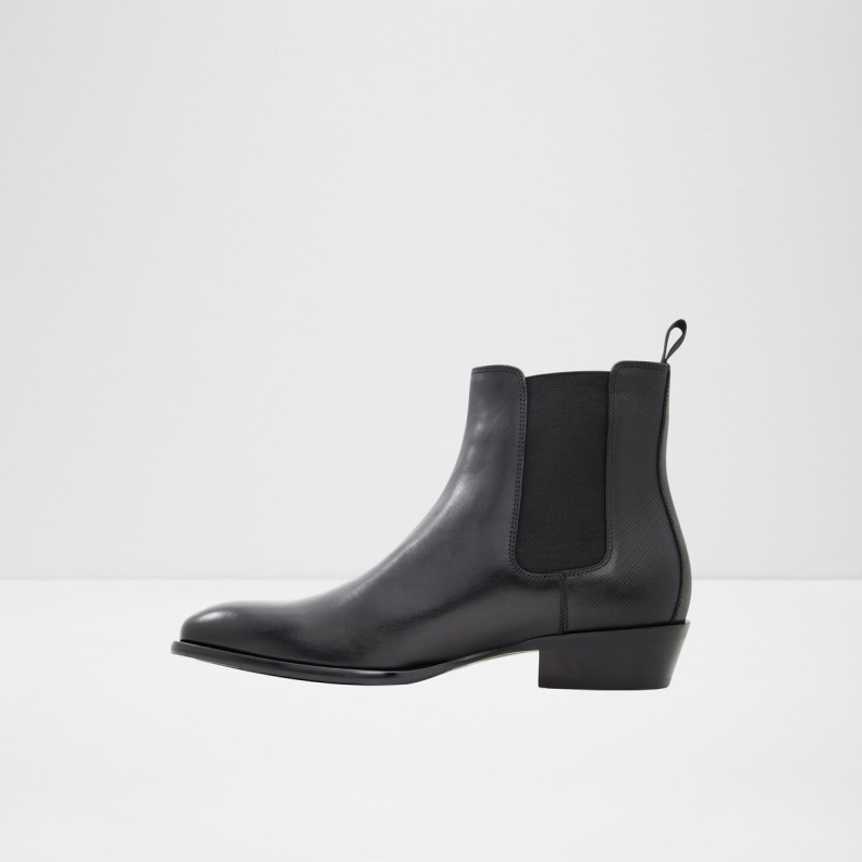 New Arrival Priawyn Chelsea Boot Black Leather Embossed Aldo Fashion