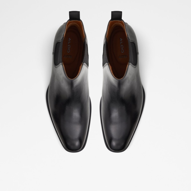 New Arrival Priawyn Chelsea Boot Black Leather Embossed Aldo Fashion