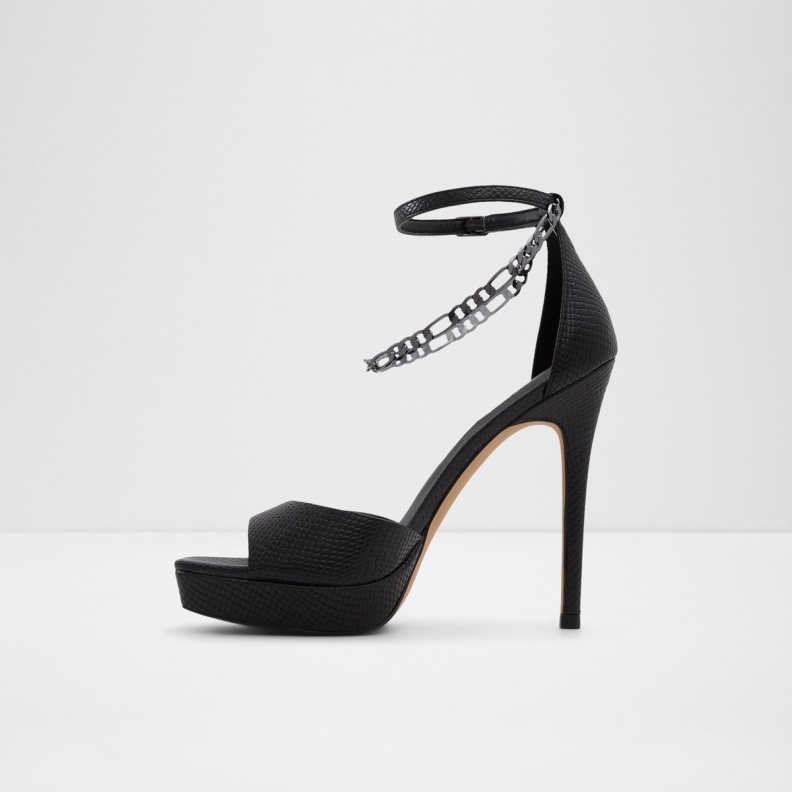 Aldo Fashion New Arrival Prisilla Heeled Sandal Stiletto Heel Black