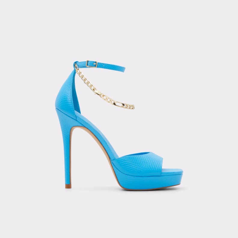 Fashion Aldo Prisilla Heeled Sandal Stiletto Heel Bright Blue