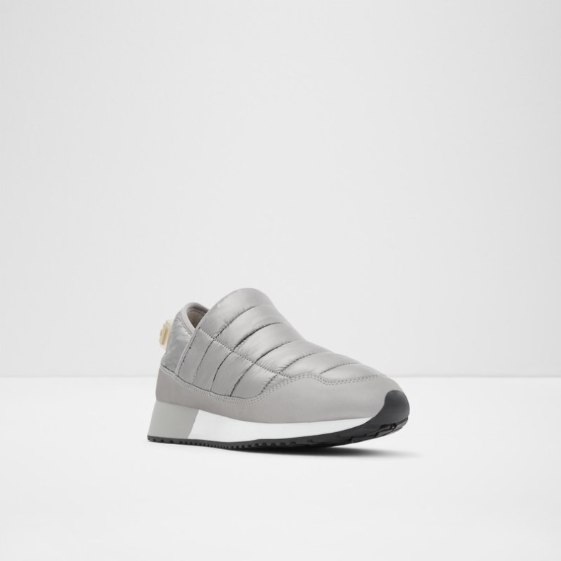 Aldo Fashion Silberner Pufferwalk