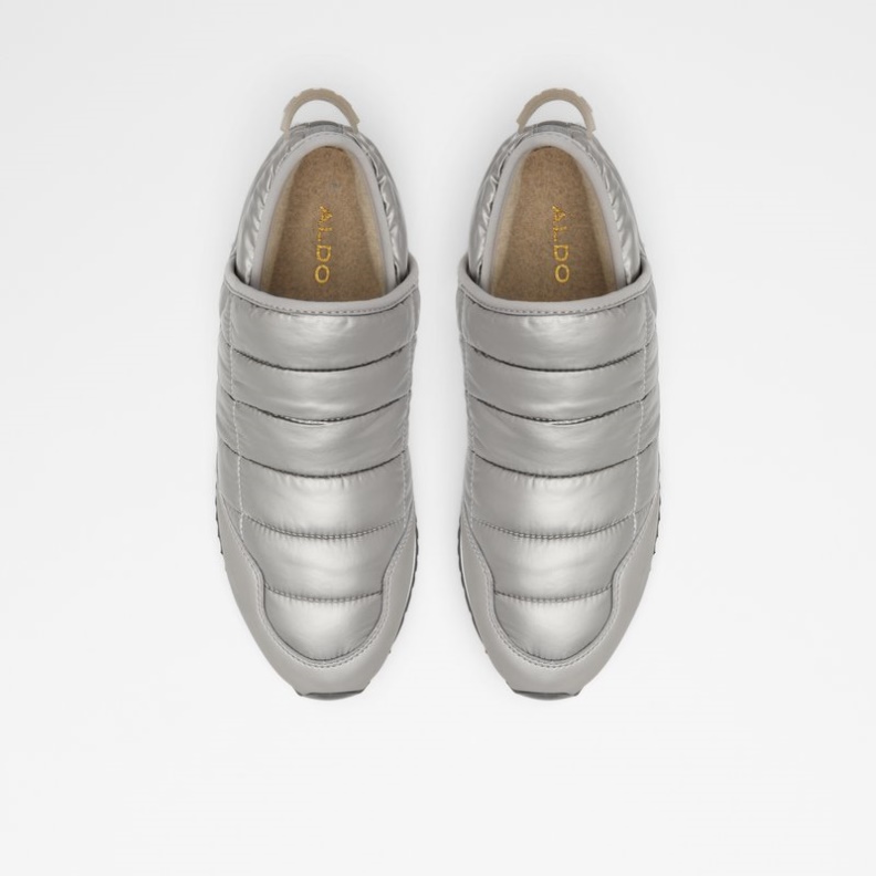 Aldo Fashion Silberner Pufferwalk