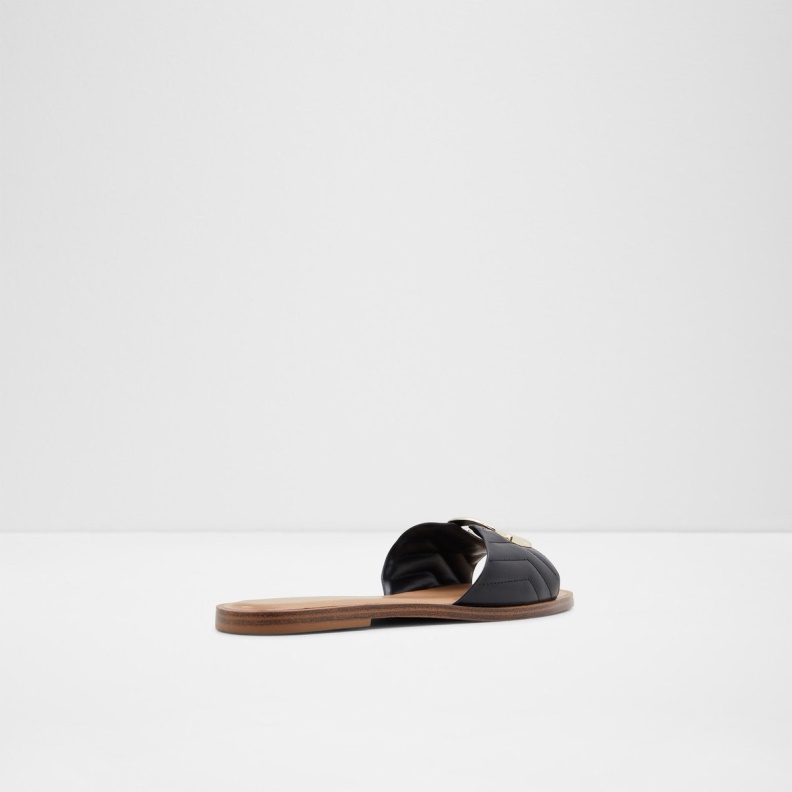Fashion Aldo Qelajar Slide Sandal Black