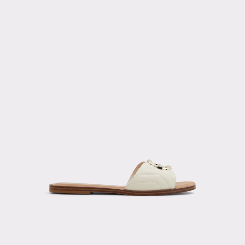 Qelajar Slide Sandal Aldo Fashion White