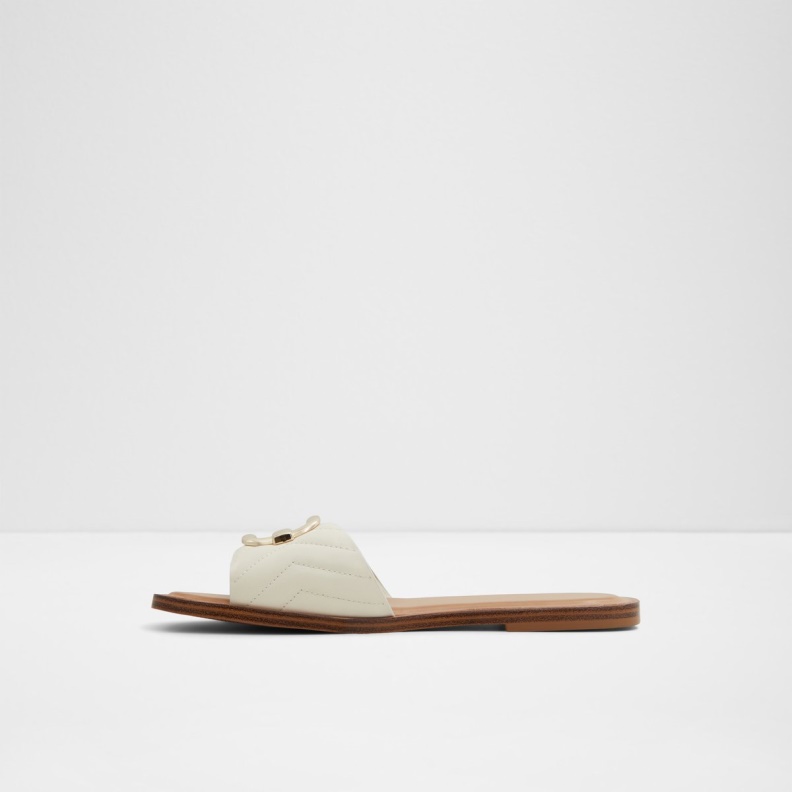 Qelajar Slide Sandal Aldo Fashion White