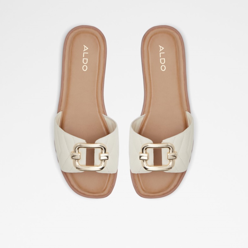 Qelajar Slide Sandal Aldo Fashion White