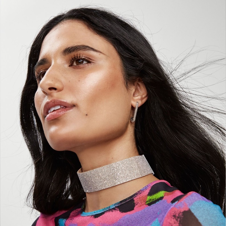 Fashion Silver-Clear Multi Qeweth Necklace Aldo