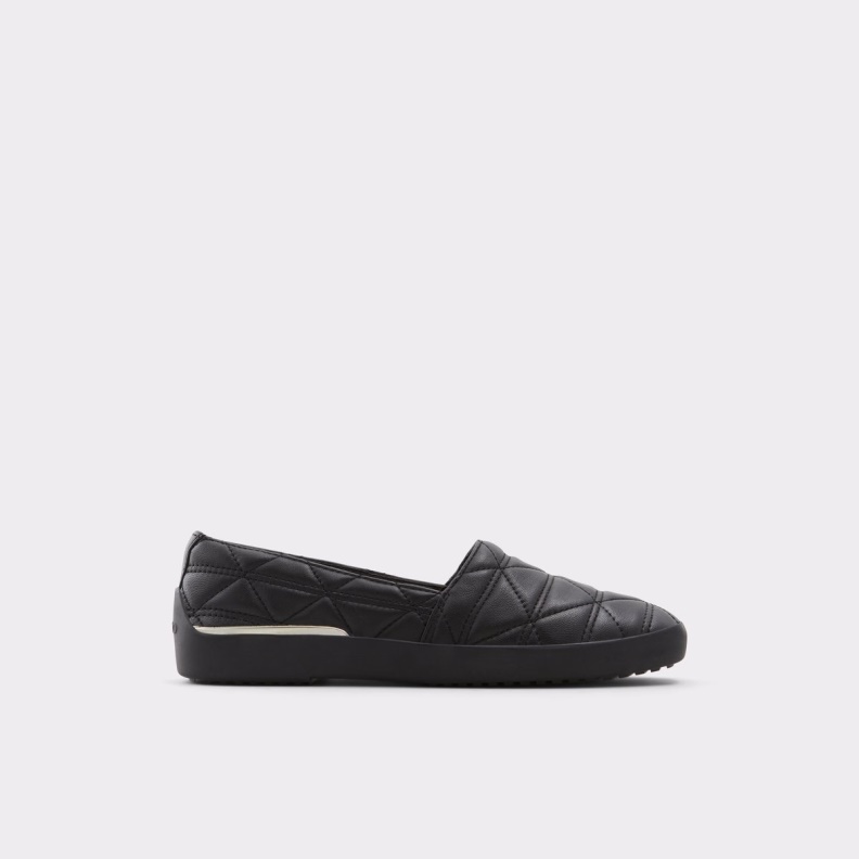 Fashion Aldo Quilten Slip On Black