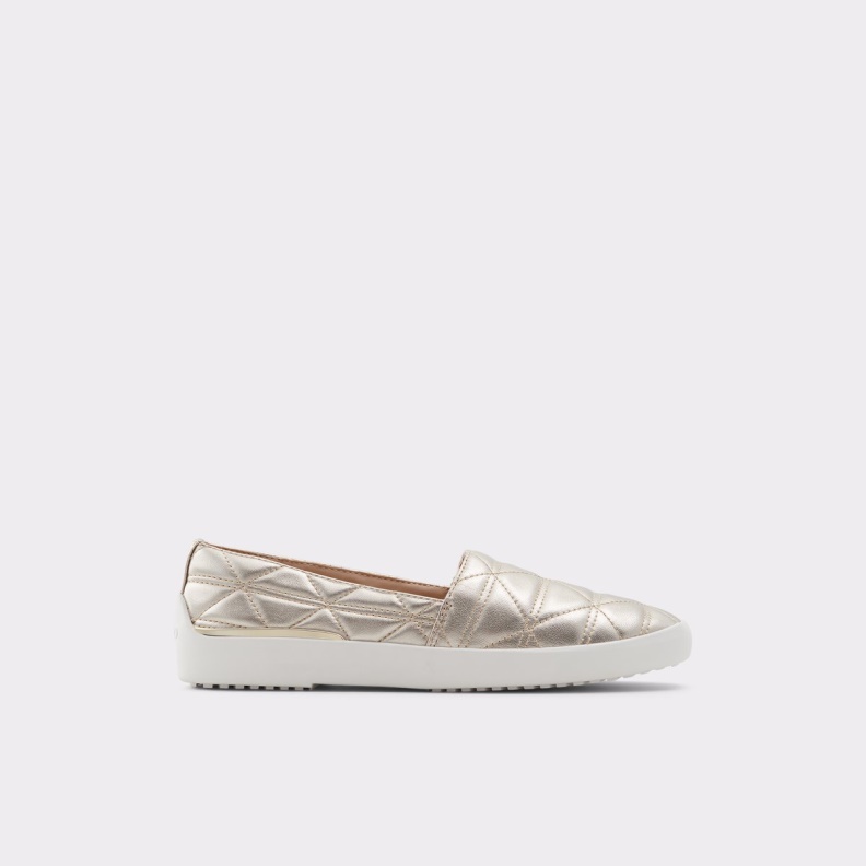 Fashion Silver Quilten Slip On Aldo