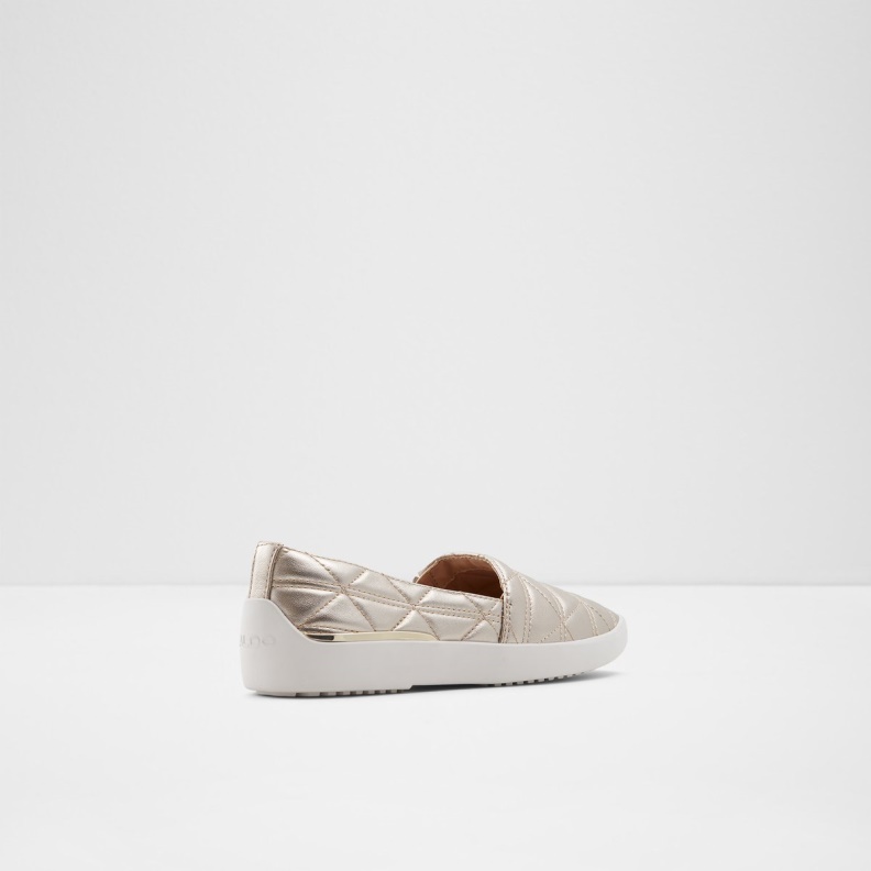 Fashion Silver Quilten Slip On Aldo