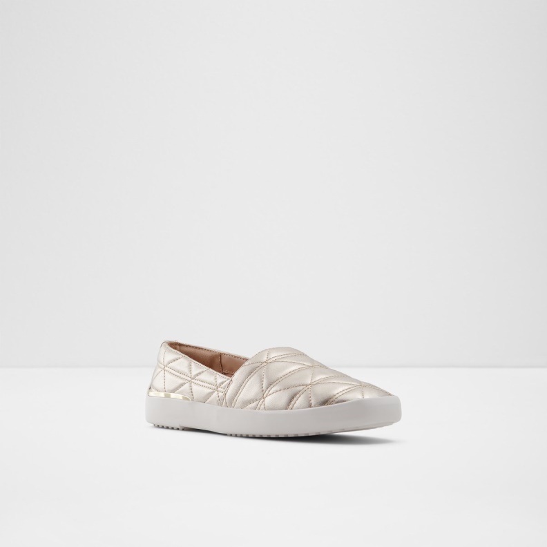 Fashion Silver Quilten Slip On Aldo