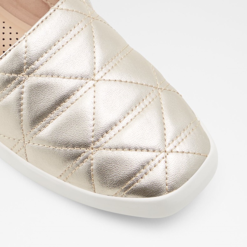 Fashion Silver Quilten Slip On Aldo