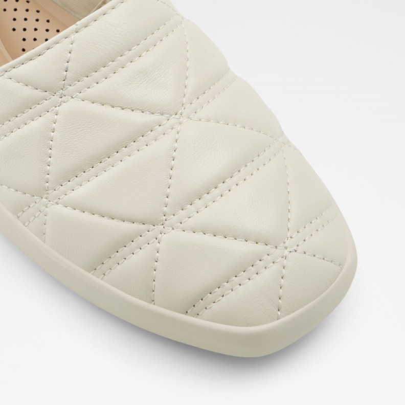 White Quilten Slip On Aldo Fashion