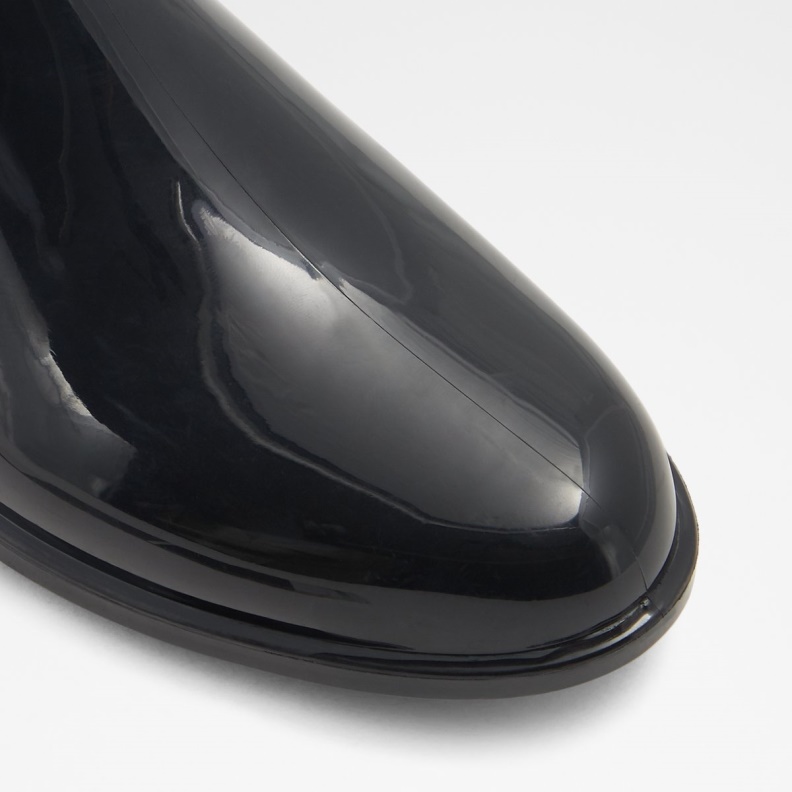 Rain Chelsea Rain Boot Fashion Black Synthetic Shiny Aldo