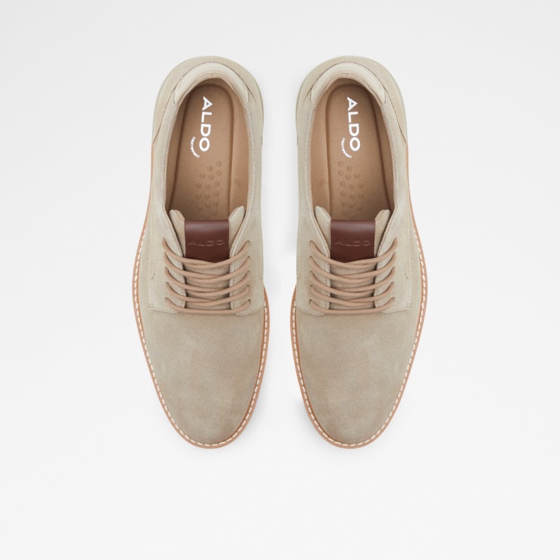 Fashion Dark Beige Aldo Rakersgrip Oxford Shoe